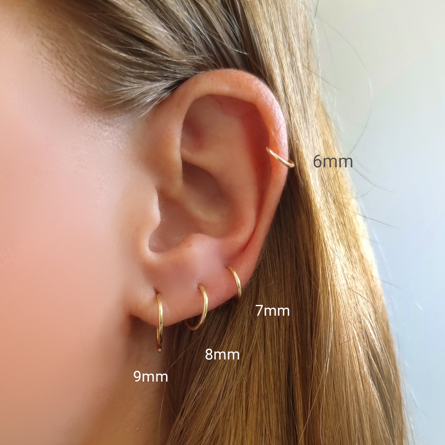 Cartilage Hoop Earrings & Clickers | Astrid & Miyu